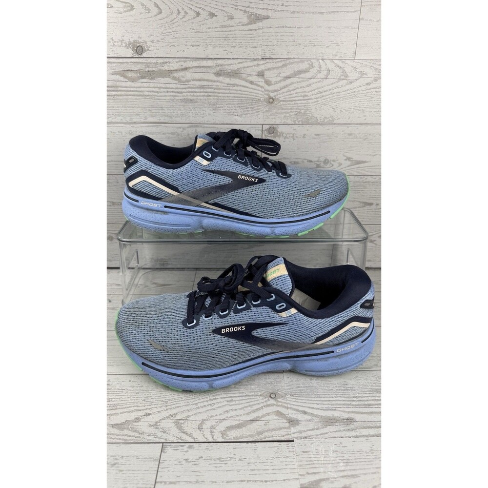 Brooks Ghost 15 Womens Size 7.5 Blue Navy Athletic Running Shoes NO INSOLES #188